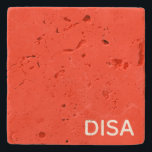 Disa Red färg namn Stenunderlägg<br><div class="desc">Disa Red färg namn</div>