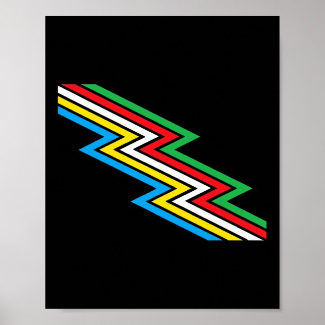 Disability Pride Månad Flagga Disability Disabilit Poster (Framsidan)