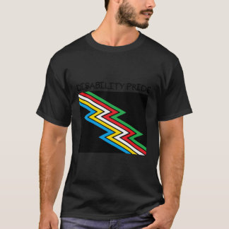 Disability Pride Månad Flagga Disability Disabilit T Shirt
