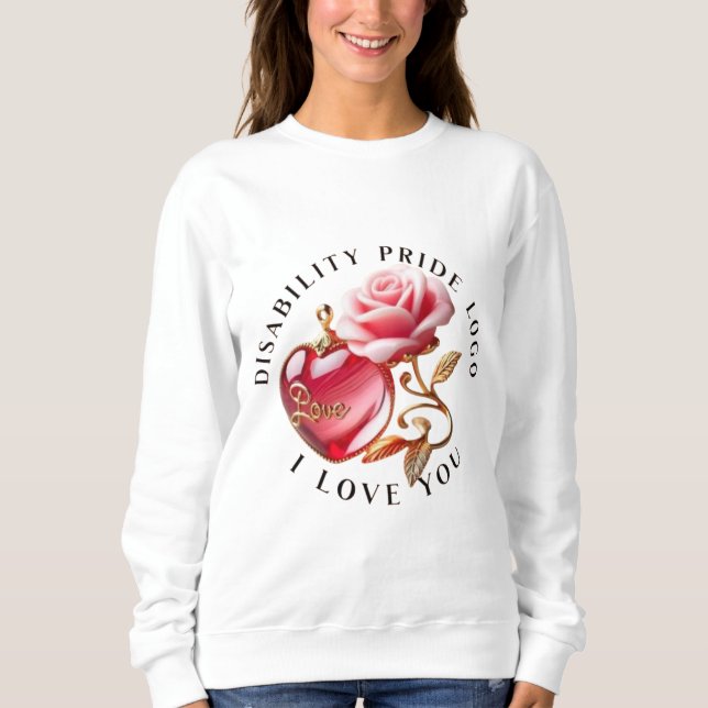 "Disability Pride Month T-Shirt | Bold Rainbow (Framsida)