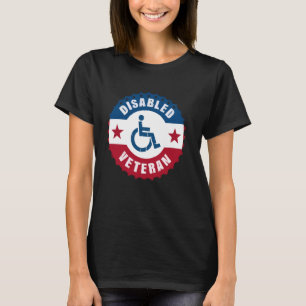 Disabled Veteran Handicap Militärsoldat Veteran T Shirt