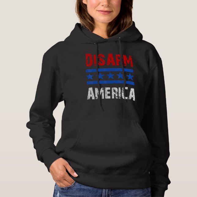 Disarm America Patriotic Citotic Quords 2:a ändrin T Shirt (Framsida)