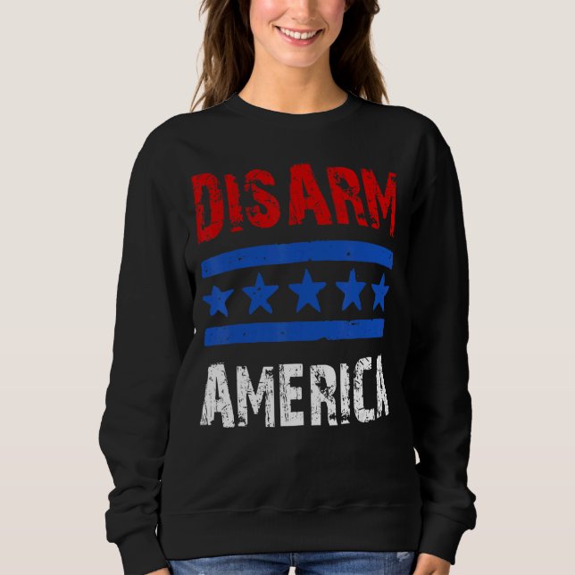 Disarm America Patriotic Citotic Quords 2:a ändrin T Shirt (Framsida)