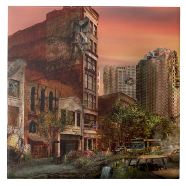 Disaster - Pittsburgh, PA - The Y2K Bug Kakelplatta (Framsidan)