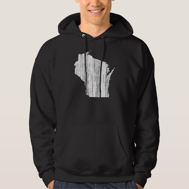 Disaster Wisconsin State-disposition Sweatshirt Med Luva (Framsida)