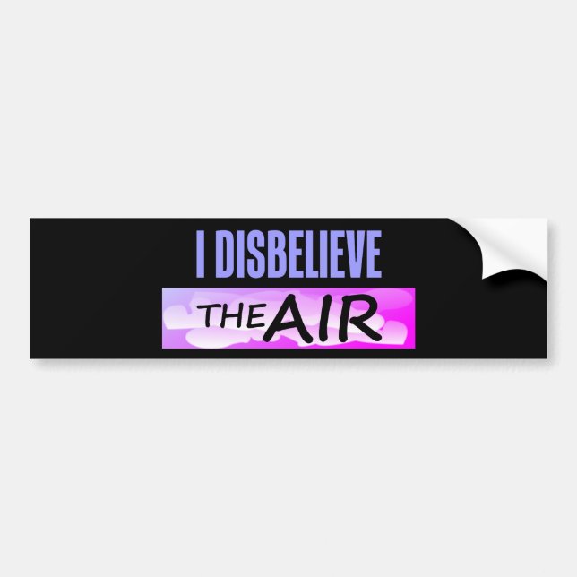 Disbelieve luften bildekal (Framsidan)