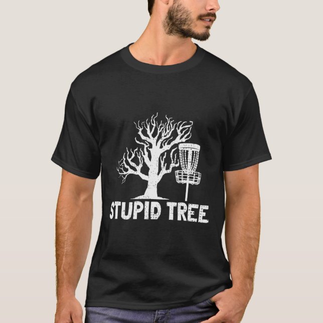 Disc Golf Dumma Träd Substantiv Ordbok Gåvor Midra T Shirt (Framsida)