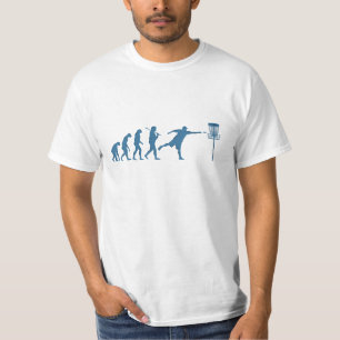 Disc Golf Evolution - Roligt Present För Disc Golf T Shirt