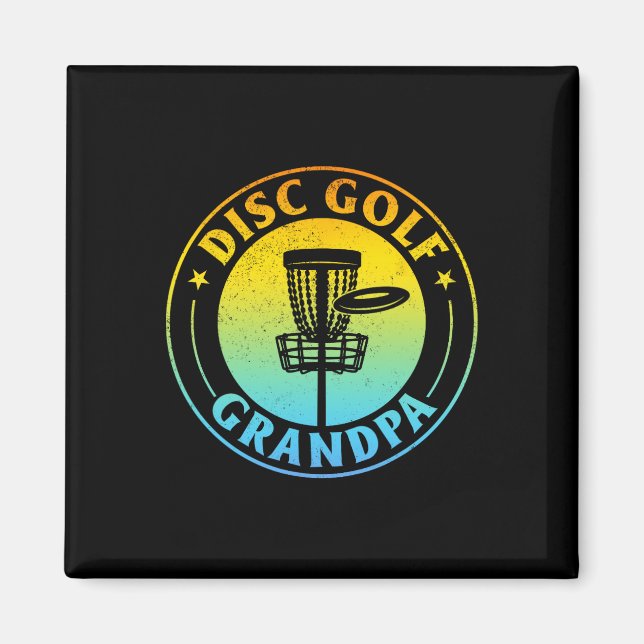 Disc Golf Farfar Disc Golf Spelare - Disc Golf G Magnet (Framsidan)