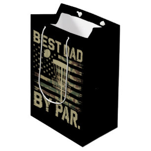 Disc Golf Frisbee Bästa Pappa Par Camo US flagga G
