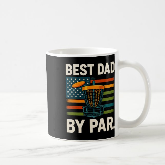 Disc Golf Frisbee Rolig Bästa Pappa Par Camo Us Fl Kaffemugg (Höger)