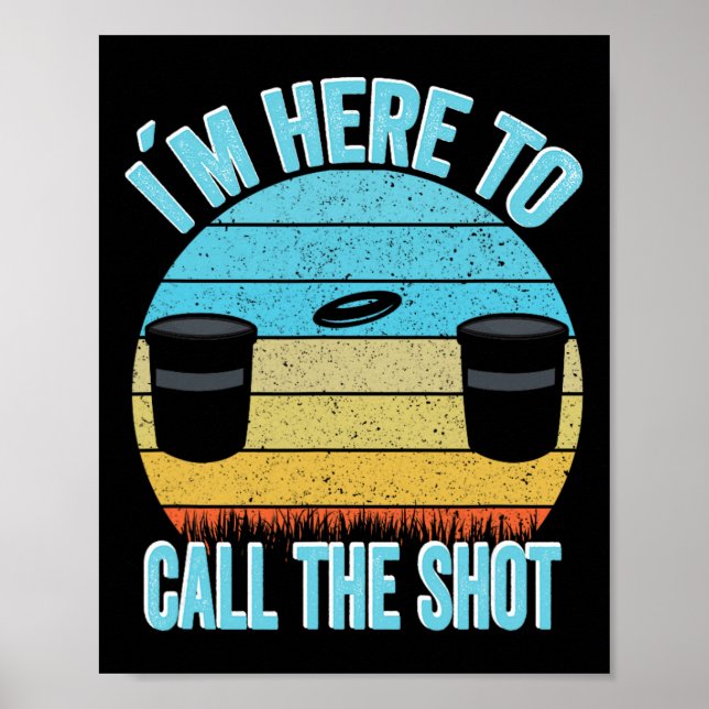 Disc Golf Kanjam I´m Here To Call The Shot Can Jam Poster (Framsidan)