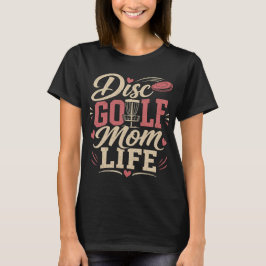 Disc Golf Mamma Liv Skript Vintage Design T Shirt