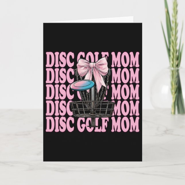 Disc Golf Mamma Mor Mors dag Discgolf Coquette  Kort (Framsida)