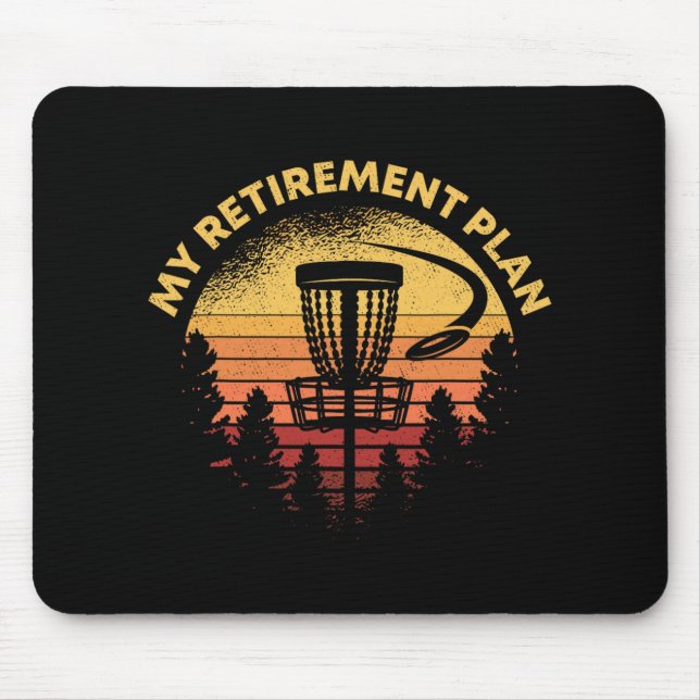 Disc Golf Min pensionsplan Retro farfarpresent Ho Musmatta (Framsidan)