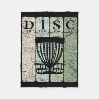 Disc Golf Periodiska Tabell Element Frolf Spelare Fleecefilt