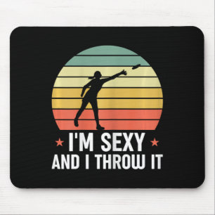 Disc Golf Roligt Disc Golfspelare Jag är Y Och Jag Musmatta