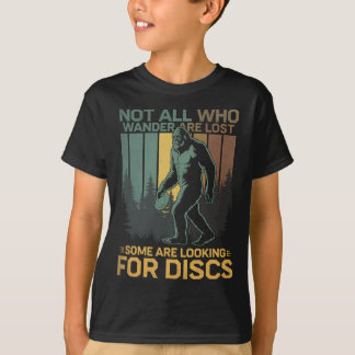 Disc Golf Sasquatch Bigfoot Disc Golfer Funny Disc T Shirt