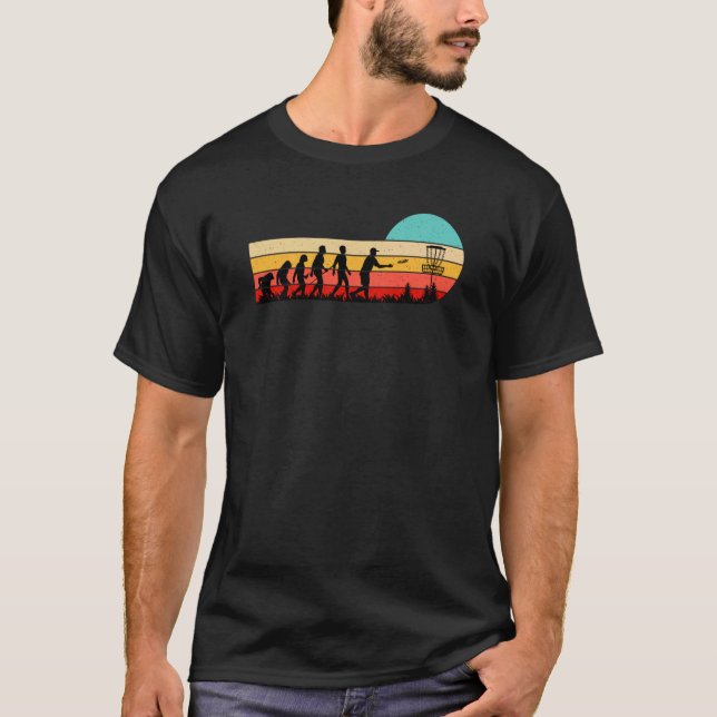 Disc Golf Sports Evolution For Dad FatherDay  1 T Shirt (Framsida)
