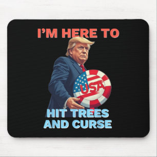 Disc Golf Tröja Rolig Träffar Träd Och Förbanna Re Musmatta