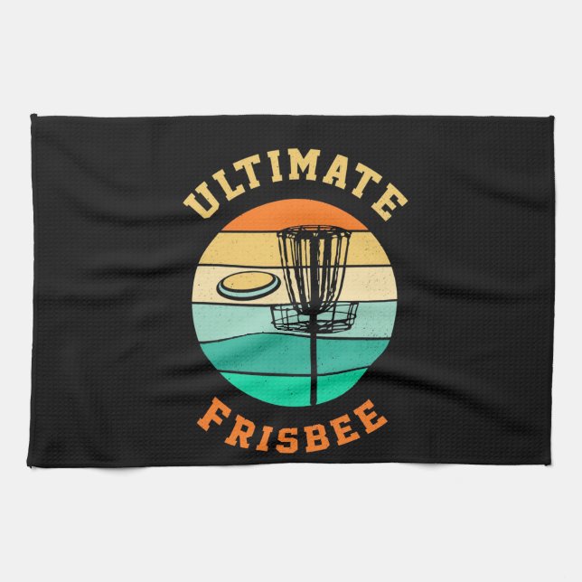 Disc Golf Ultimate Frisbee Kökshandduk (Horisontell)