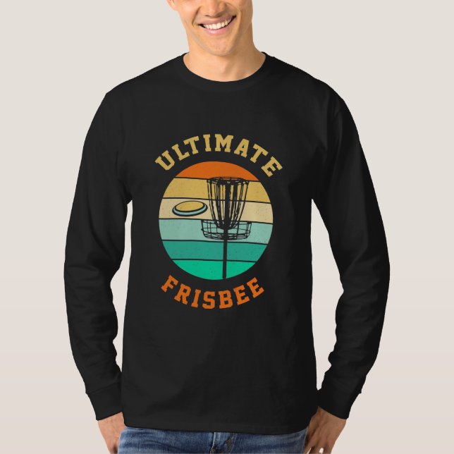 Disc Golf Ultimate Frisbee T Shirt (Framsida)