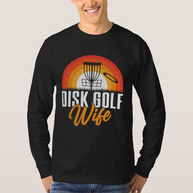 Disc Golf Wife Golfing Player  Golfer Sports Graph T Shirt (Framsida)
