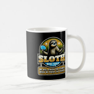 Disc Golfare I Rolig Dovhjort Disc Golf Spelare Kaffemugg