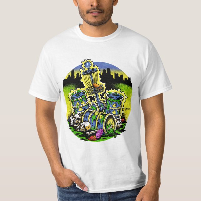 Disc_Or_Die utslagsplatsskjorta Tee (Framsida)
