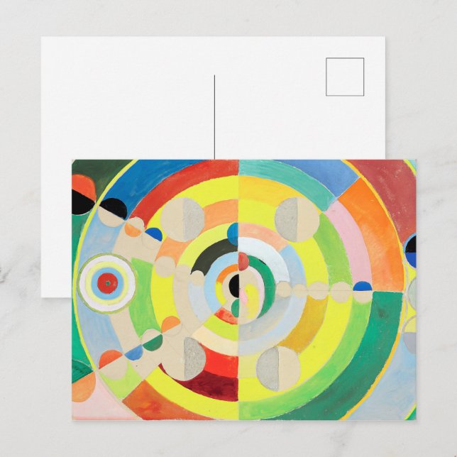 Disc-Relief | Robert Delaunay | Vykort (Fram/baksida)