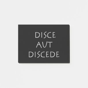 Disced av isört post-it block