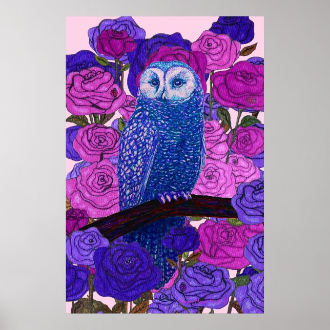 Discerning Owl Poster (Framsidan)