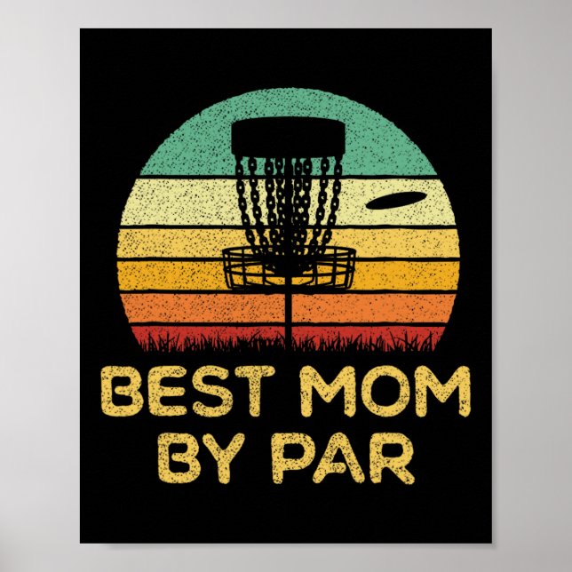 Discgolf Bästa Mamma  Poster (Framsidan)