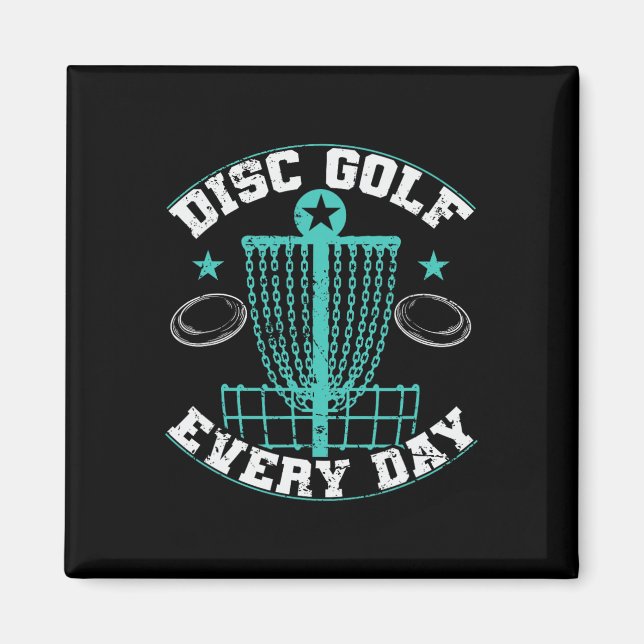 Discgolf Daglig Sket Frisbee  Magnet (Framsidan)