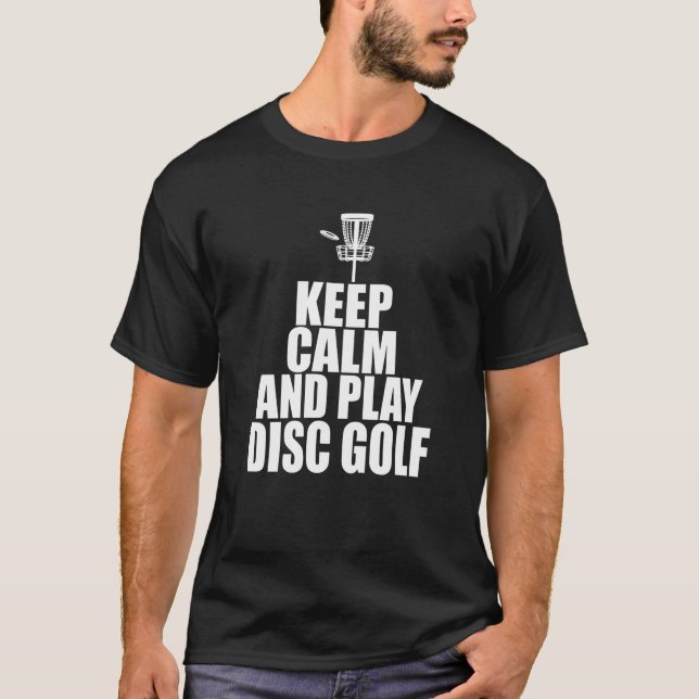 Discgolf Discgolfer Discgolfer Player T Shirt (Framsida)