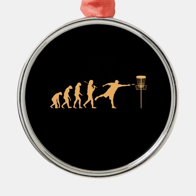Discgolf Evolution Julgransprydnad Metall (Framsidan)