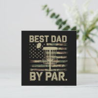 Discgolf frisbee bästa pappa par camo US flagga go