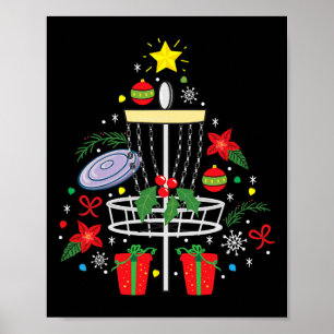 Discgolf frisbee julgransprydnad Träd Roligt Gi Poster