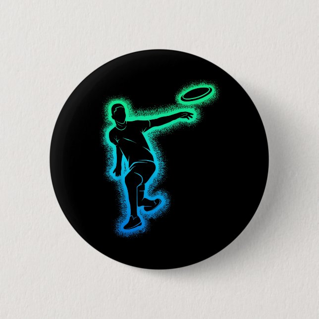 Discgolf frisbee män pojkar _1  knapp (Framsida)