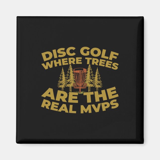 Discgolf frisbee - Utomhus Sport Träd _3  Magnet (Framsidan)