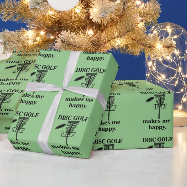 Discgolf gör mig glad Discgolf Presentpapper (Helgdagar)