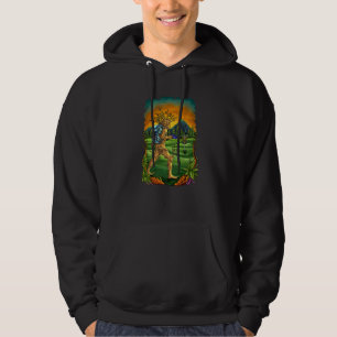 Discgolf Halv Man Halv Träd Discgolf Hoodie