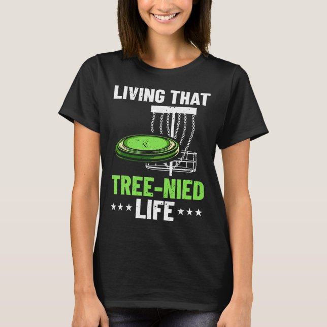 Discgolf Humor Discgolfspelare Frisbee Discgolf T Shirt (Framsida)