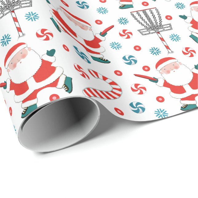 Discgolf jul  presentpapper (Rullad Hörn)