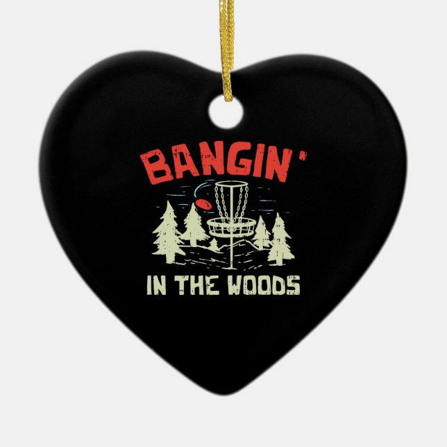 Discgolf Julgransprydnad Keramik (Framsidan)