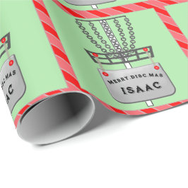 Discgolf julklappsinslagningspapper presentpapper