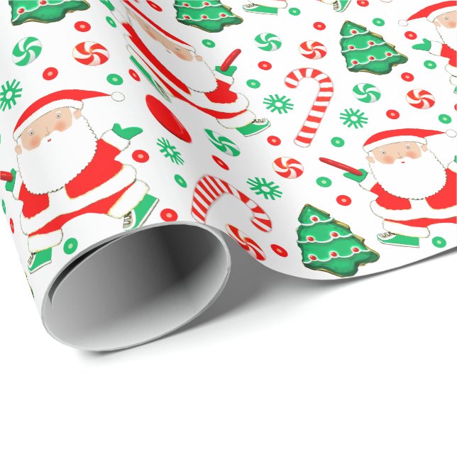 Discgolf julklappsinslagningspapper presentpapper (Rullad Hörn)