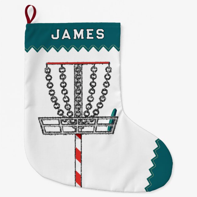 Discgolf julpresent stor julstrumpa (Framsidan)