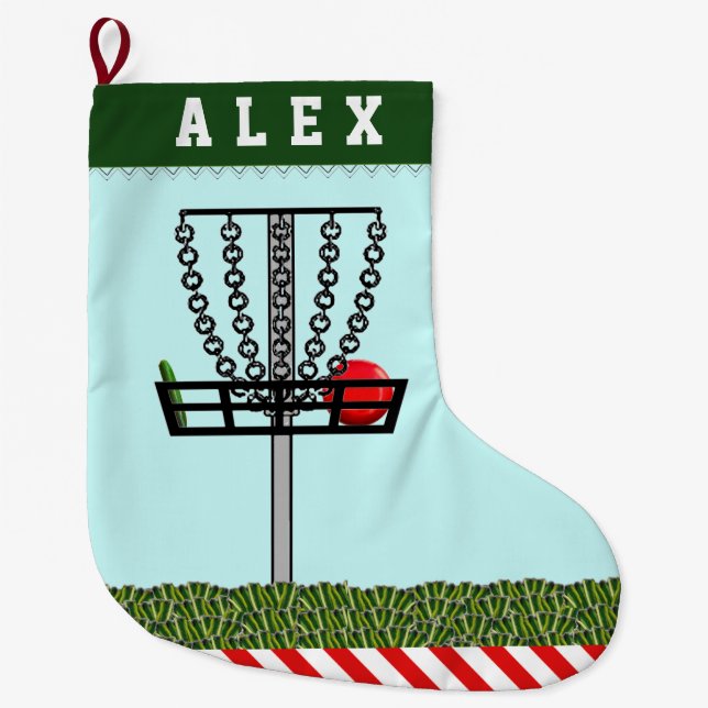 Discgolf Julpresent Stor Julstrumpa (Framsidan)