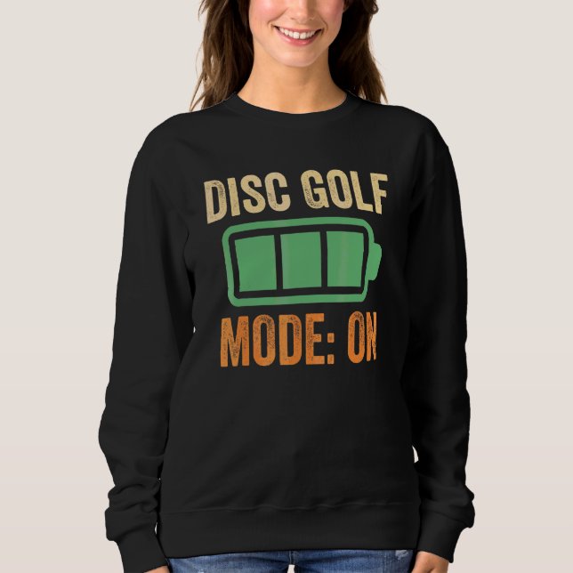 Discgolf-läge På Batteridesign T Shirt (Framsida)